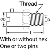Thermocouple Adaptors 1 and 2 pins