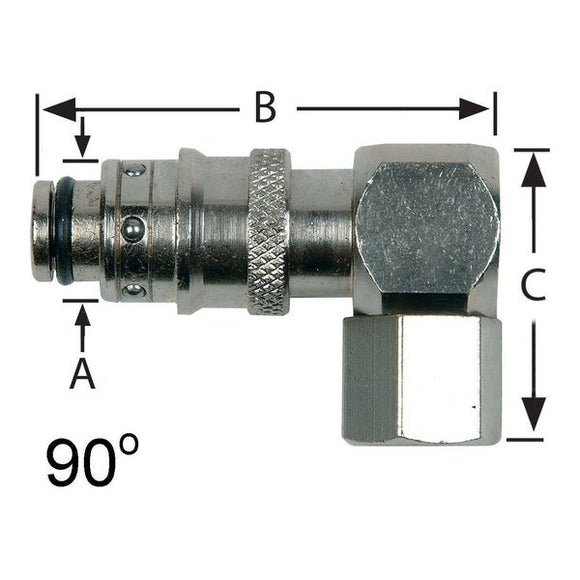 Waterline - RPL Compatible 90 Degree Socket Couplings With Female Thread